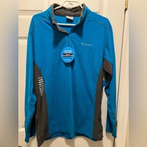 Columbia fleece. Klamath Range Fleece Half Zip. Size Large.